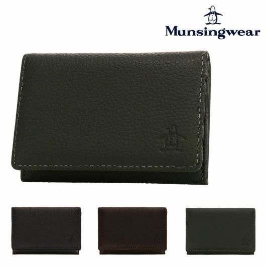 マンシングウェア 名刺入れ カードケース 本革 メンズ フォース MU1050123 Munsingwear 鹿革 レザー 名刺入れ  サックスバー SAC'S BAR公式サイト