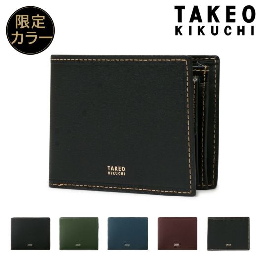 タケオキクチ 財布 二つ折り 本革 メンズ 728615 マックス TAKEO