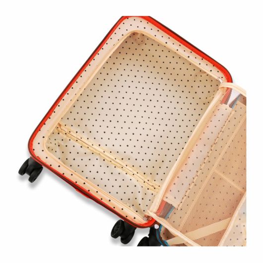 ツモリチサト｜廃盤・限定キャリーケース（猫エンボス／アンティークオレンジ） ツモリチサト キャリー スーツケース 32L 53cm 3.2kg 猫 ねこ 新ネコ