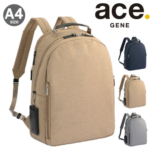 エース ace. リュック A4収納可 スリファムバーテクト 11L グレージュ