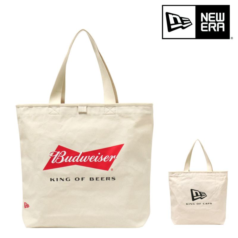 ニューエラ トートバッグ バドワイザー コラボ B4 14L メンズ レディース NEW ERA Budweiser キャンバストート カジュアル  コラボグッズ | トートバッグ | サックスバー SAC'S BAR公式サイト