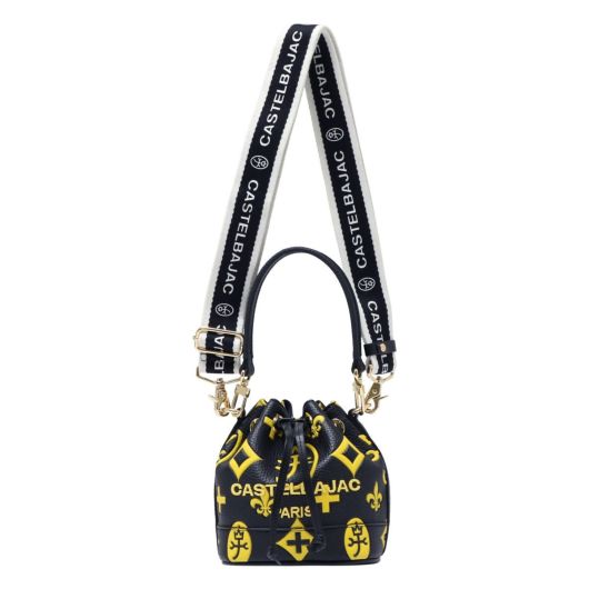カステルバジャック ミニショルダー 撥水 巾着 ショルダーバッグ