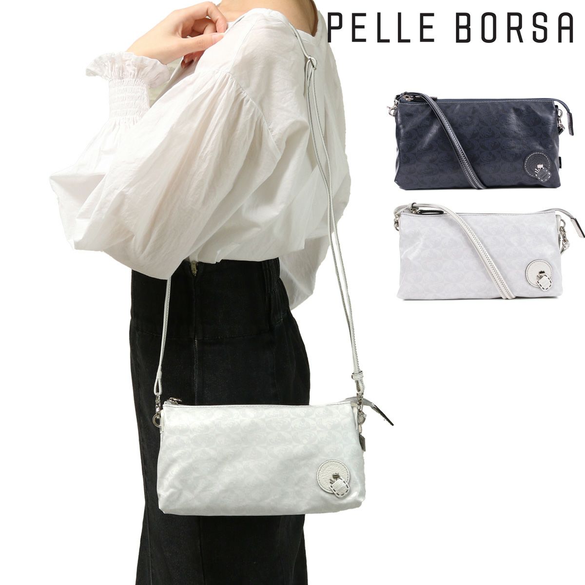 最大P 16% ペレボルサ PELLE BORSA 2wayミニショルダーバッグ アライブ  