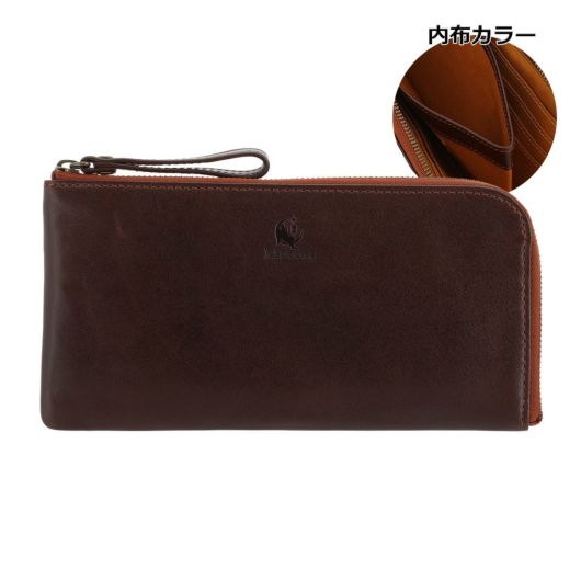 キソラ 長財布 L字ファスナー HGナッパ ユニセックスKIVP-185 キソラ 長財布 L字ファスナー HGナッパ ユニセックスKIVP-185