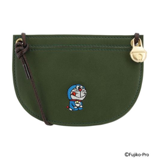 キソラ ドラえもん 四次元ポケットIDケース ユニセックス<br>KIDR-009 kissora DORAEMON | IDホルダー 牛革 日本製