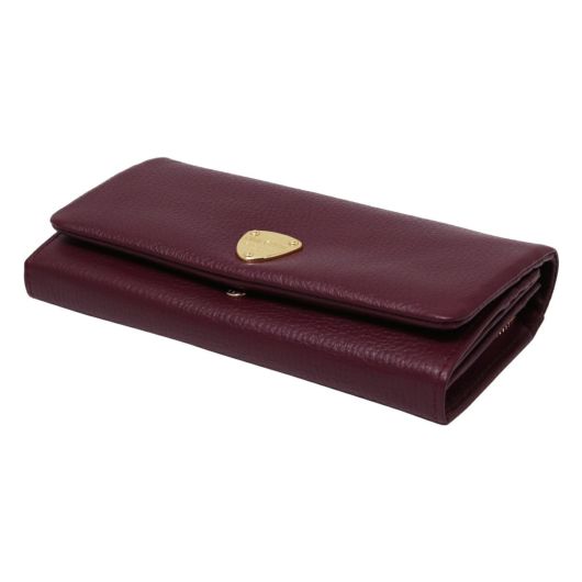 ゴールドファイル 長財布 本革 かぶせ レディース GP54016 ナチュラル