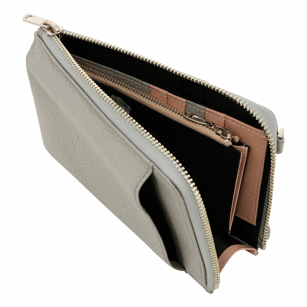 プレリー スマホショルダー 本革 お財布ショルダー メンズ レディース