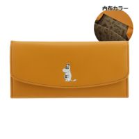 kissora キソラ ムーミン 長財布 ラウンドファスナー 本革 刺繍