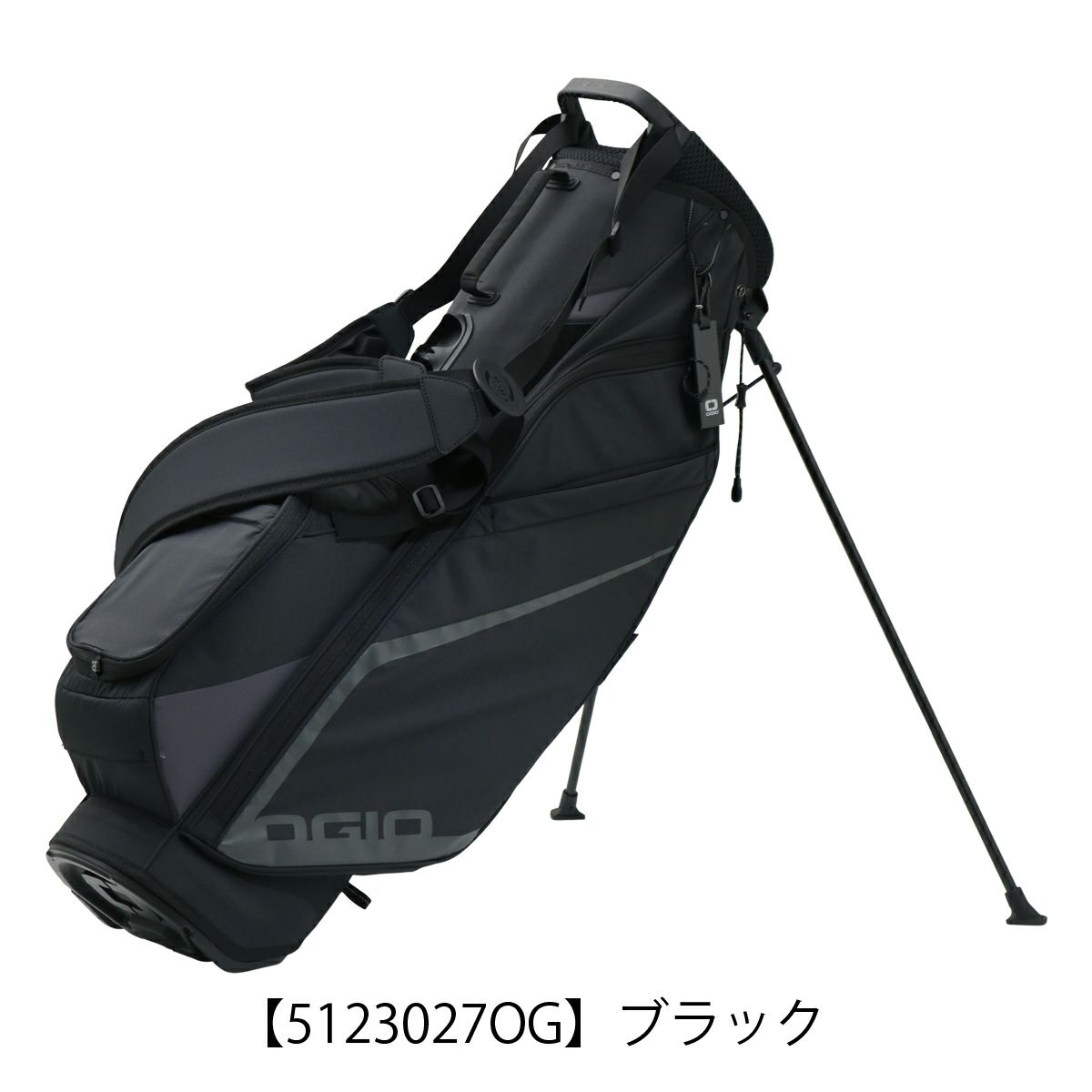 オジオ ゴルフ キャディバッグ スタンド型 4分割 9.5型 47インチ 2.0kg 