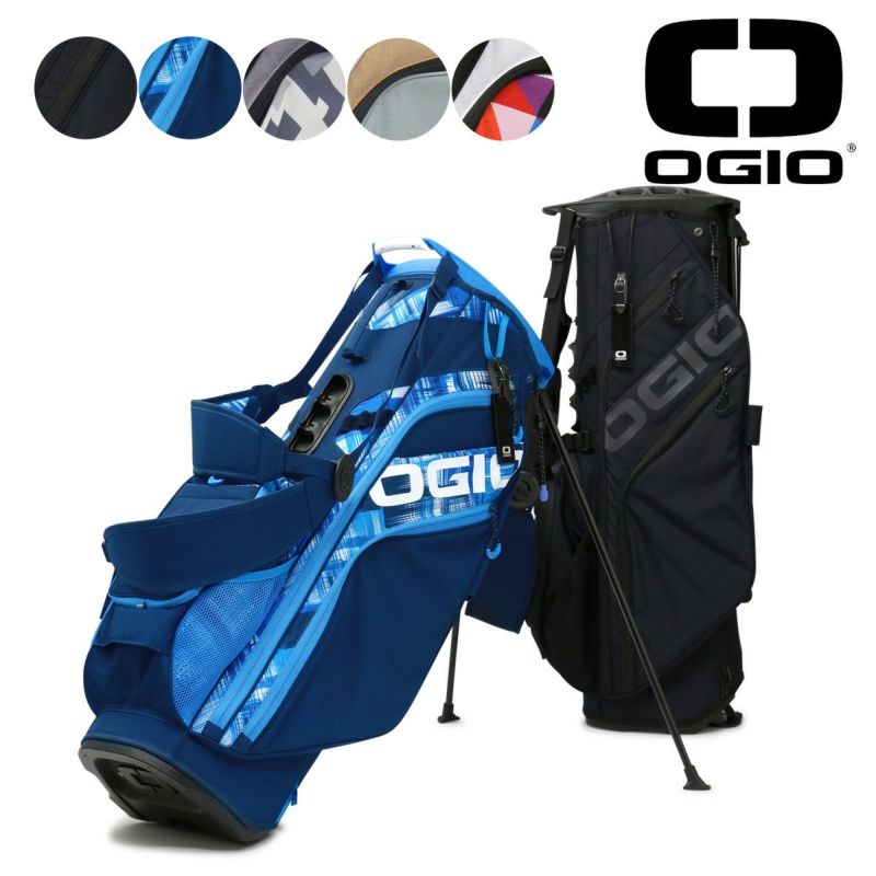 オジオ ゴルフ キャディバッグ スタンド型 8分割 10型 47インチ 2.5kg
