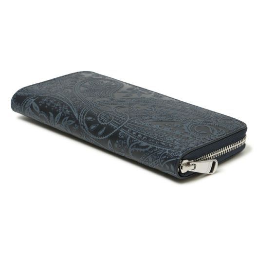 職人手染め ジャパンブルー バギーポート 長財布 牛革 レザー ラウンド