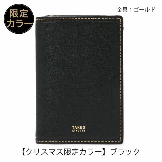 タケオキクチ 財布 二つ折り ミドルウォレット 二つ折り財布 本革