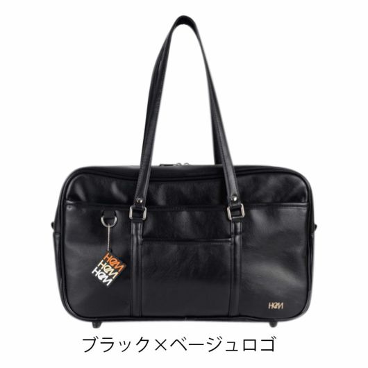 HeM スクールバッグ 合皮 ボストンバッグ トートバッグ A4