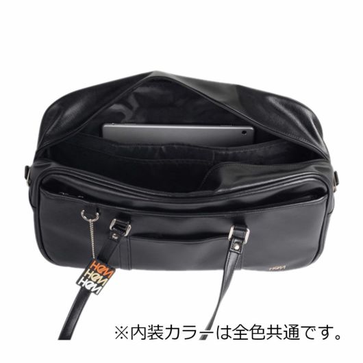 HeM スクールバッグ 合皮 ボストンバッグ トートバッグ A4
