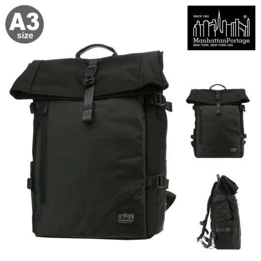 マンハッタンポーテージ ブラックレーベル リュック バックパック リュックサック メンズ レディース MP1261BL-BB MODIFIED  SERIES Manhattan Portage BLACK LABEL 大容量 旅行 通勤 通学 出張 リュック サックスバー SAC'S  BAR公式サイト