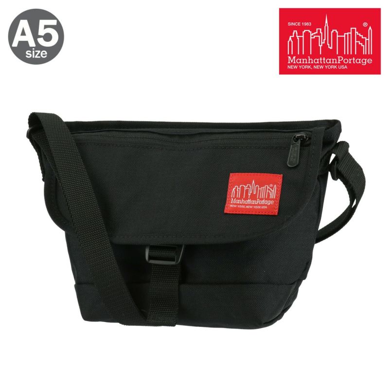 マンハッタンポテージ　メッセンジャーバックA5 ブラック マンハッタンポーテージ Manhattan Portage 【日本正規品