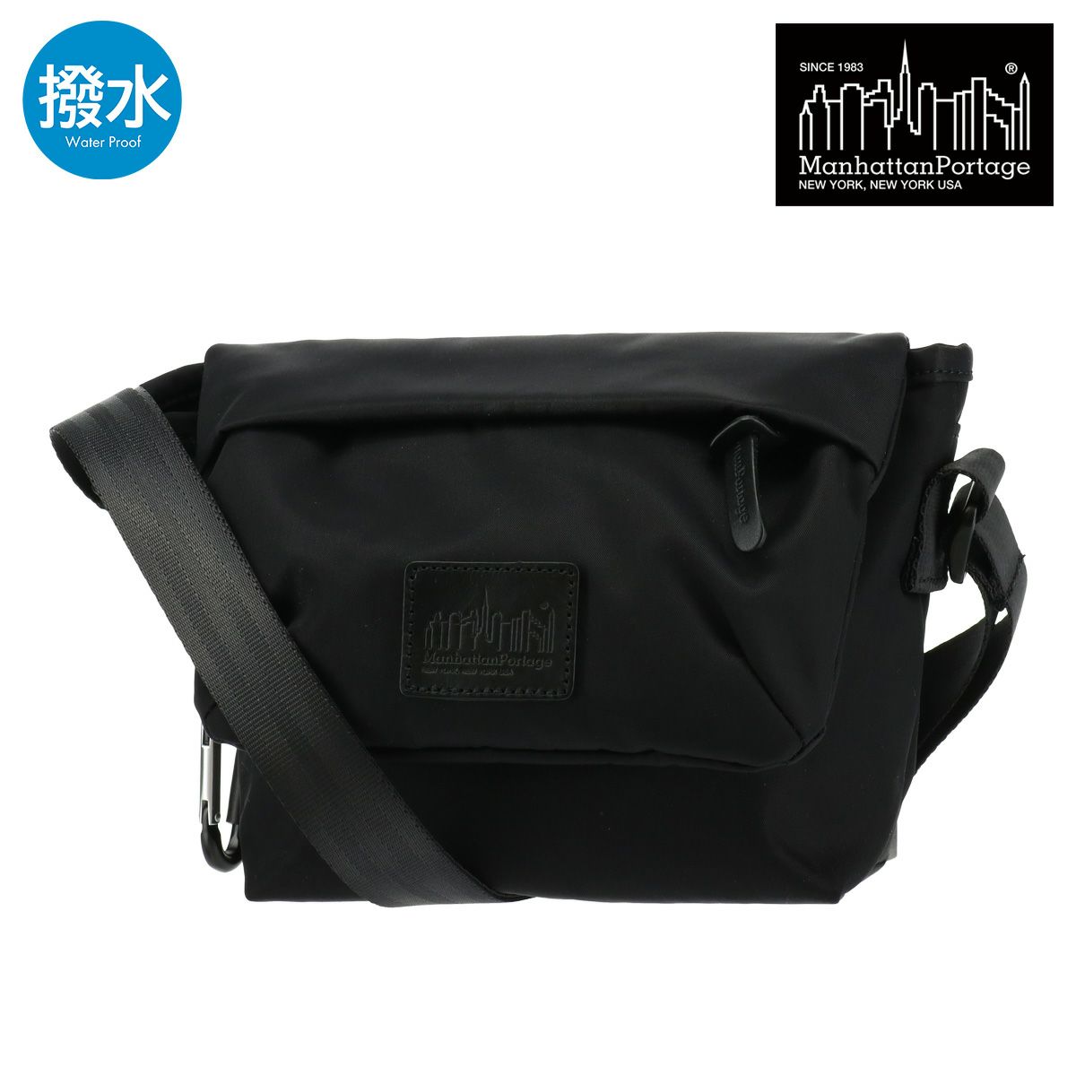 マンハッタンポーテージ ブラックレーベル ショルダーバッグ メッセンジャーバッグ 横型 メンズ レディース MP1616TWLBL Manhattan  Portage BLACK LABEL シンプル コンパクト 撥水 | ショルダーバッグ | サックスバー SAC'S BAR公式サイト