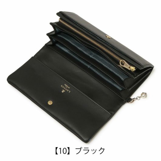 ランバンオンブルー 長財布 かぶせ レディース 本革 セシル ランバンオンブルー 長財布 かぶせ レディース 本革 セシル