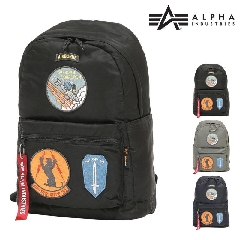 アルファインダストリーズ リュック メンズ 66030 ALPHA INDUSTRIES Patch Design リュックサック デイパック  ナイロン | リュック | サックスバー SAC'S BAR公式サイト