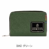 カステルバジャック 財布 二つ折り ラウンドファスナー ミドル