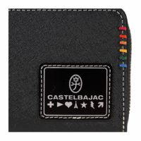カステルバジャック 財布 二つ折り ラウンドファスナー ミドル