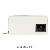 カステルバジャック 牛革 長財布 ラウンドファスナー ホワイト CASTELBAJAC カステルバジャック 長財布 クラー メンズ