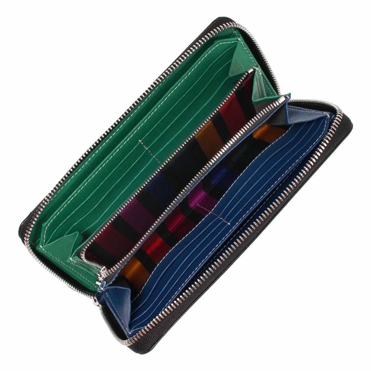 カステルバジャック 長財布 ラウンドファスナー 本革 ソート 034616