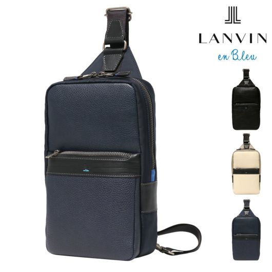 ランバンオンブルー ボディバッグ ワンショルダー 撥水 ショート メンズ 541901 LANVIN en Bleu 斜め掛け 旅行 ボディ バッグ サックスバー SAC'S BAR公式サイト