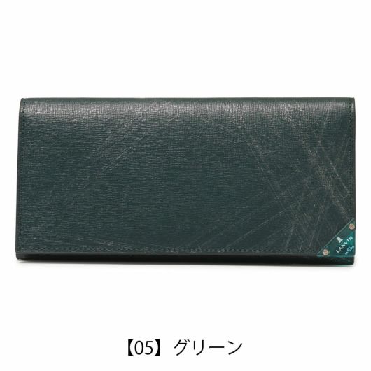 ランバンオンブルー 長財布 本革 かぶせ 薄型 薄い メンズ ランバンオンブルー 長財布 本革 かぶせ 薄型 薄い メンズ