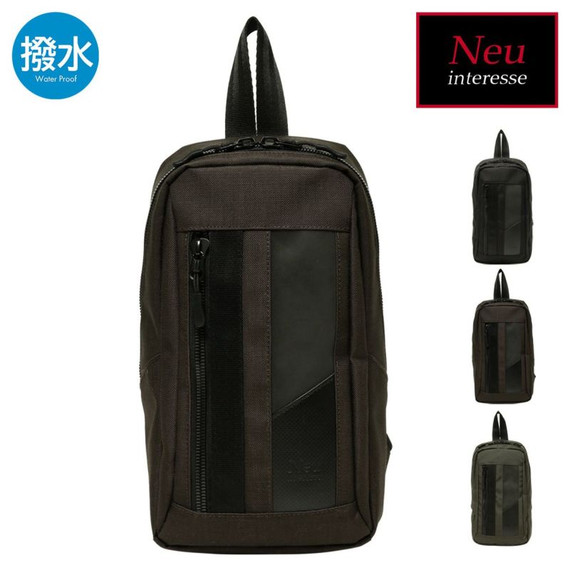 ノイインテレッセ ボディバッグ ショルダーバッグ メンズ 3524