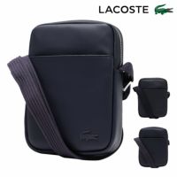 【美品】LACOSTE ネイビー ショルダーバッグ ラコステ LACOSTE ネオクロコ バッグ ショルダーバッグ ロゴ