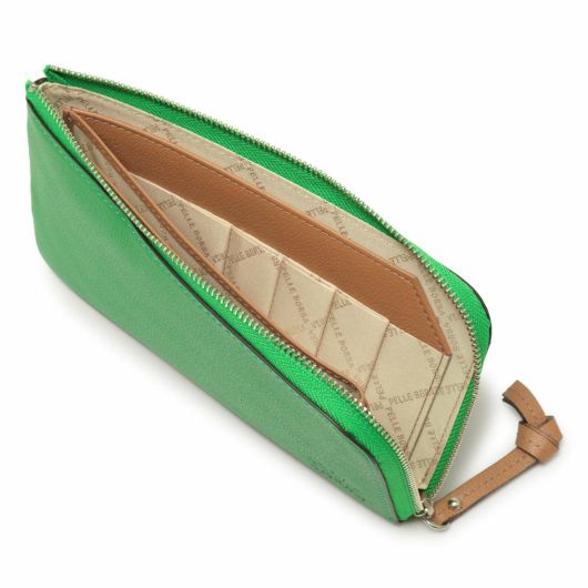 ペレボルサ 長財布 本革 L字ファスナー レディース 7204 ベリーグッズ