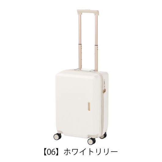 ジュエルナローズ スーツケース  大きめ　ホワイト ジュエルナローズ スーツケース 44L 48cm 3.0kg ハードキャリー