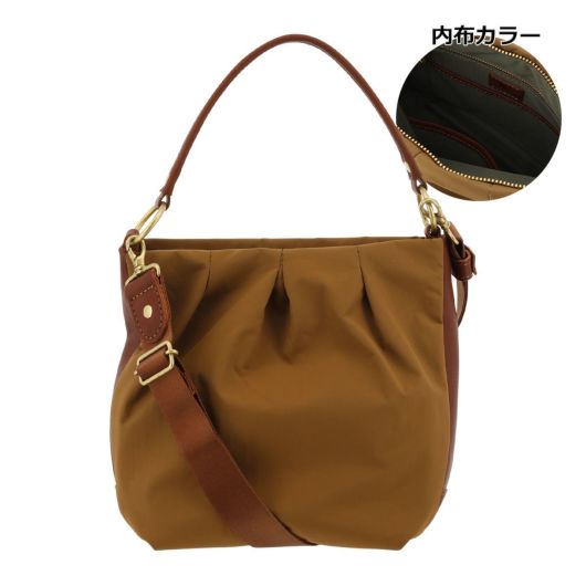 極美品✨キソラ 2way ショルダーバッグ レザー ブラウン 斜めがけ ロゴ型押 タグ付き キソラ 2way ショルダーバッグ レザー ブラック ロゴ型