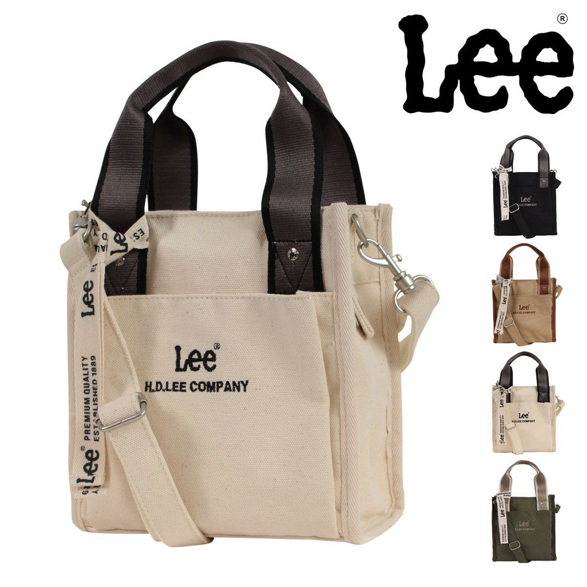 Lee ミニトート 2WAY キャンバス レディース 320-1301 arcana リー