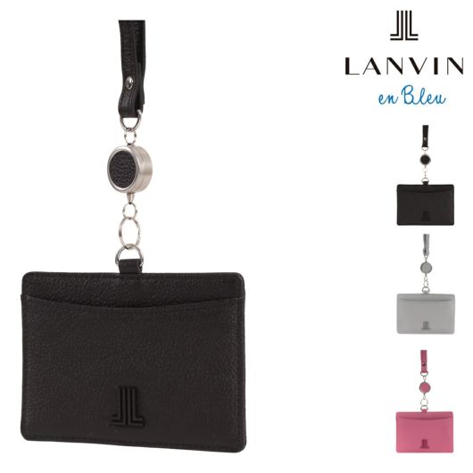 【使い勝手抜群♪】ランバンオンブルー IDケース ギフトにも LANVIN en Bleu ランバンオンブルー IDケース パスケース カード