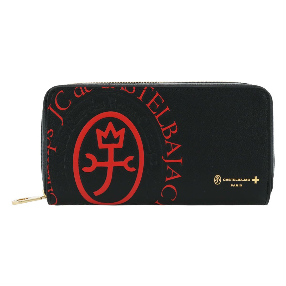 カステルバジャック 長財布 ラウンドファスナー 本革 メンズ コメット  