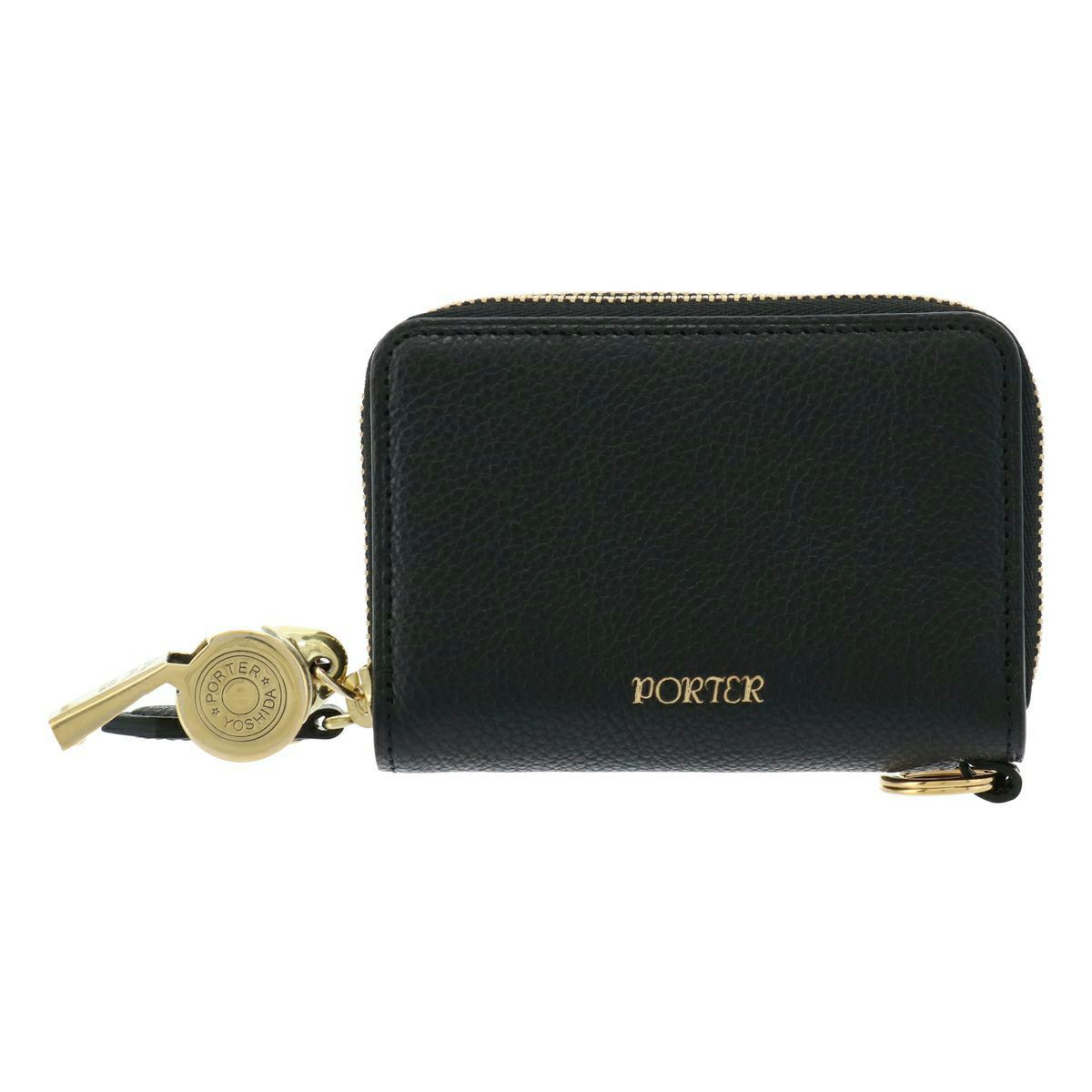 新品 PORTER 眠 二つ折り財布 ダブル ブラック 小銭入れ ユニセックス  