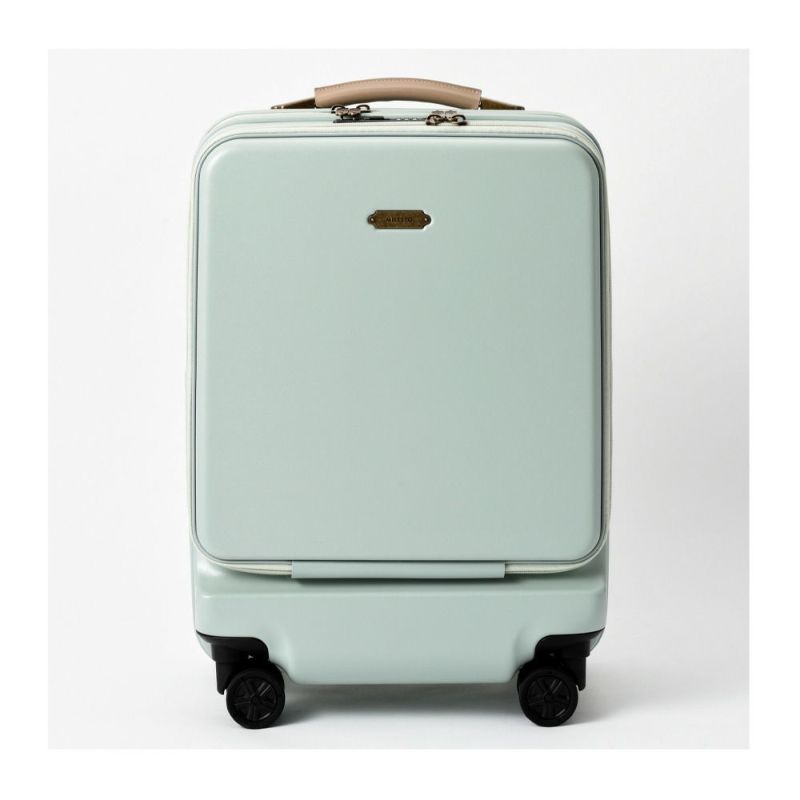 ミレスト スーツケース 34L 48cm 3.6kg フロントオープン ストッパー