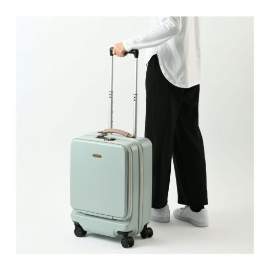 ミレスト スーツケース 34L 48cm 3.6kg フロントオープン