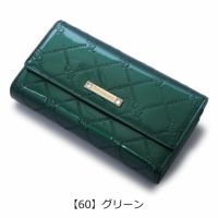 ピンキーアンドダイアン 長財布 かぶせ コモンエナメル PDLWFAT1