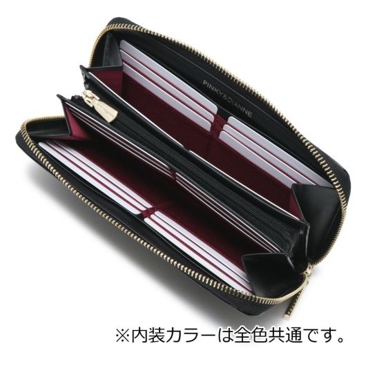 ピンキーアンドダイアン 長財布 ラウンドファスナー コモン ピンキーアンドダイアン 長財布 ラウンドファスナー コモン