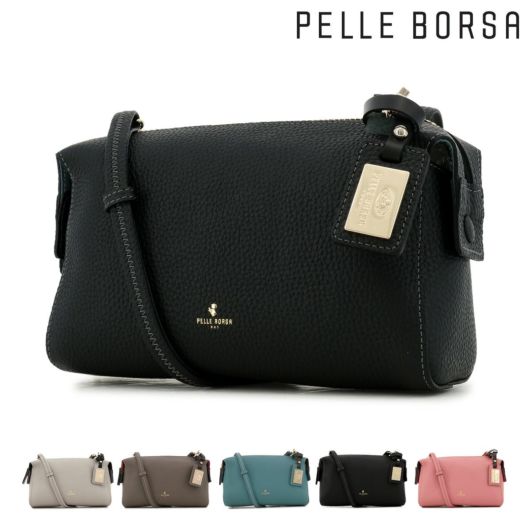 ペレボルサ ショルダーバッグ 本革 4WAY エコバッグ付き レディース 205501 チアーズノット PELLE BORSA レザー クラッチバッグ  斜め掛け 牛革 おしゃれ 大人 上品 かわいい ギフト 高見え | ショルダーバッグ | サックスバー SAC'S BAR公式サイト