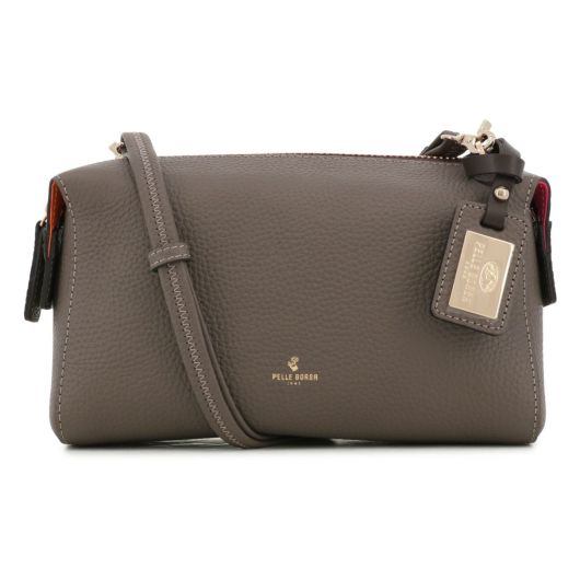 極美品✨PELLE BORSA　ペレボルサ　レネット　　ショルダーバッグ　シボ革 極美品✨PELLE BORSA ペレボルサ レネット ショルダーバッグ