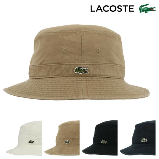 ラコステ 帽子 サファリハット 日本製 メンズ ハット サハリハット <br>RK3981J99 LACOSTE バケットハット