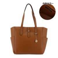 HIGH-CLASS ハイクラス ハンドバッグ レザー ブラウン ゴールド金具