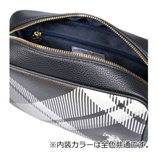 ポロアッスンチェック柄ショルダーバッグ紐2種類付き U.S. POLO ASSN. ユーエスポロアッスン US ASSN チェック柄