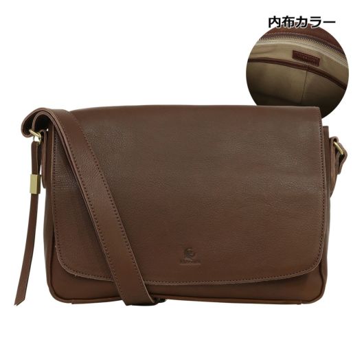 キソラ ショルダーバッグ M オリーブヌメ ユニセックス KIOB-157