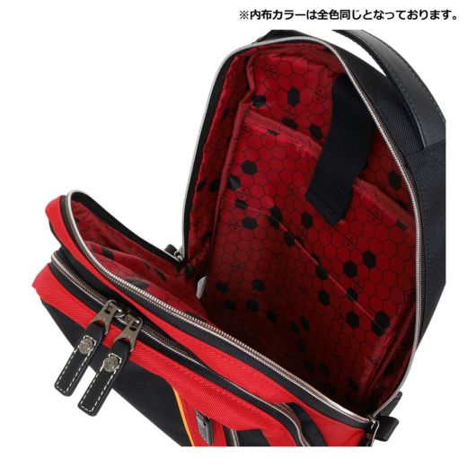 ムスタッシュ エヴァンゲリオン ボディリュック メンズ