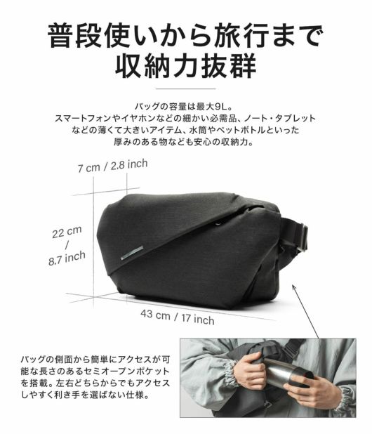ニード ボディバッグ メンズ レディース R0 PLUS PRO NIID